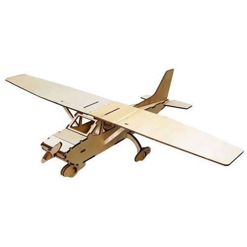 پازل سه بعدی چوبی مدل هواپیمای سسنا
