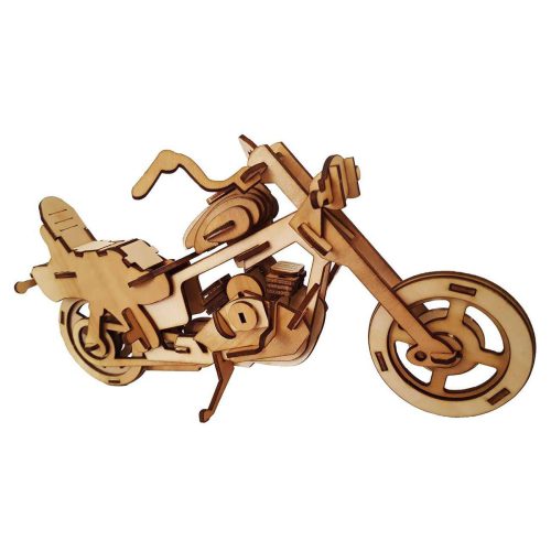 پازل سه بعدی چوبی برتاریو مدل موتورسیکلت