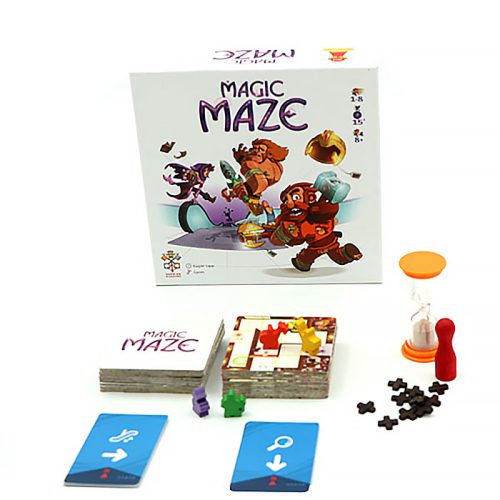محتویات بازی فکری هزارتوی جادویی Magic Maze